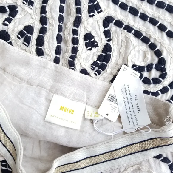 🔥LAST 1🔥NWT ANTHROPOLOGIE BOHO TEXTURED MINI SKIRT - Picture 7 of 8